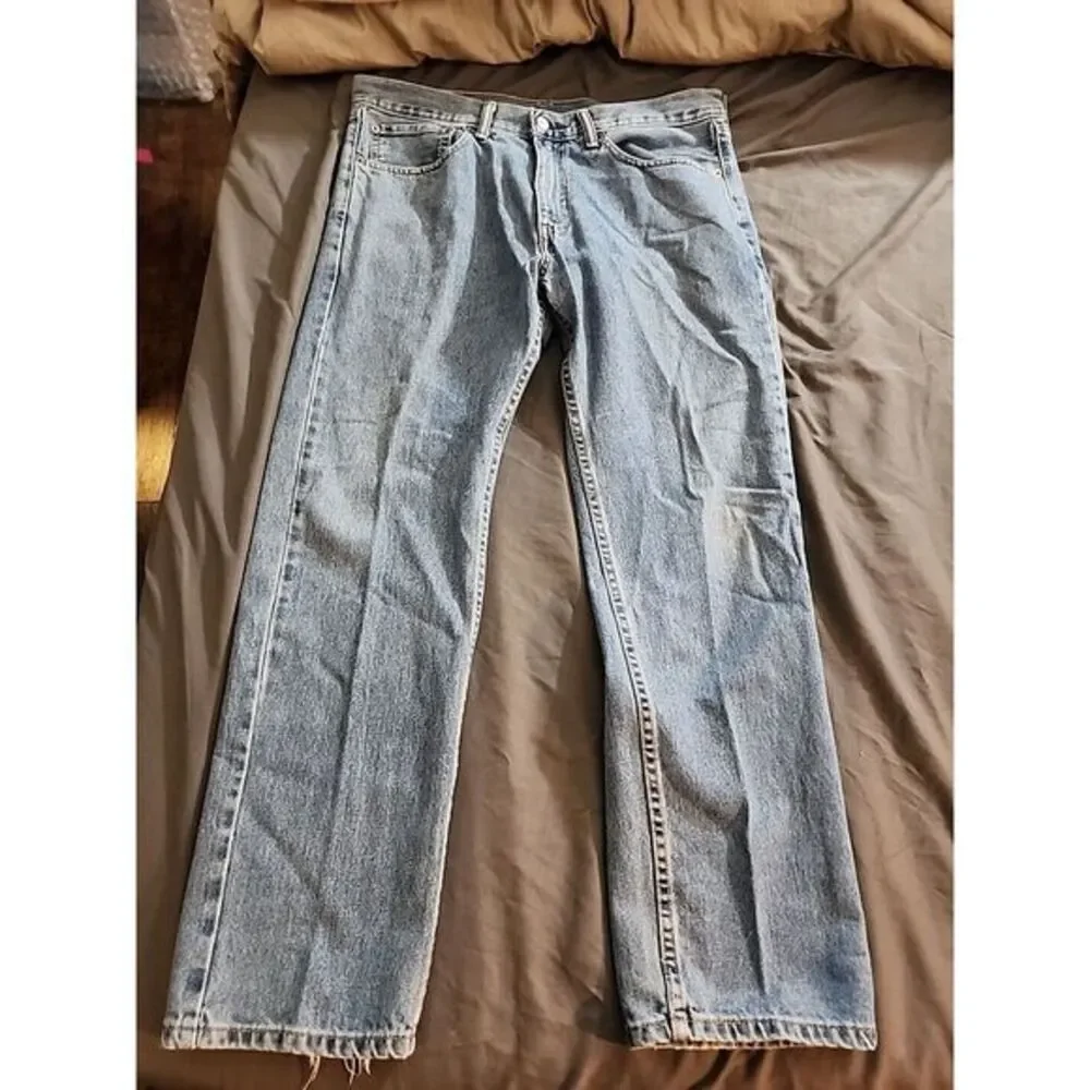 Vtg‎ Levis 505 Jeans Mens 34x29 Regular Fit Straight Leg Classic Denim Pants 90s